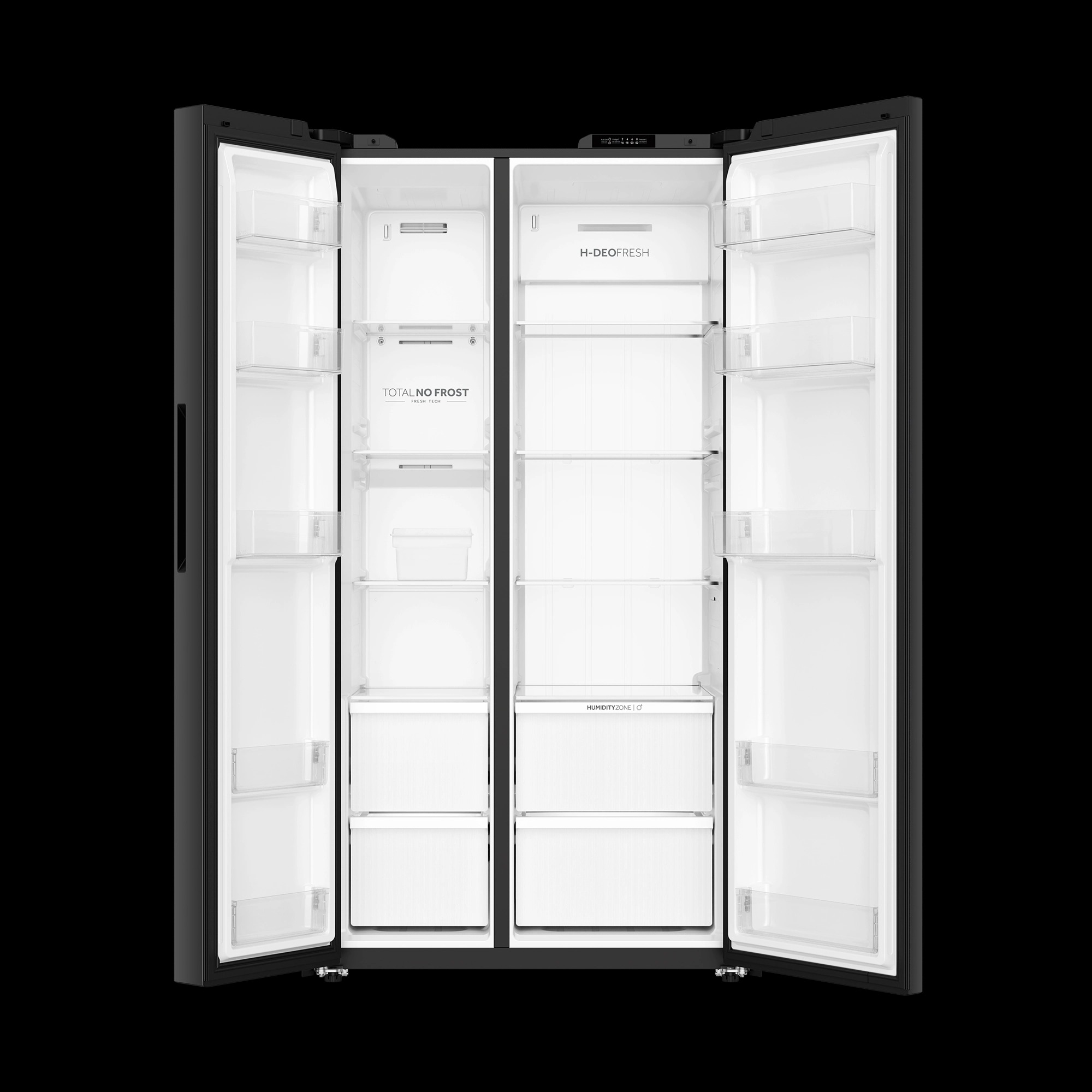 Tủ lạnh Side By Side Aqua Inverter 569 lít AQR-S633XA(SL)