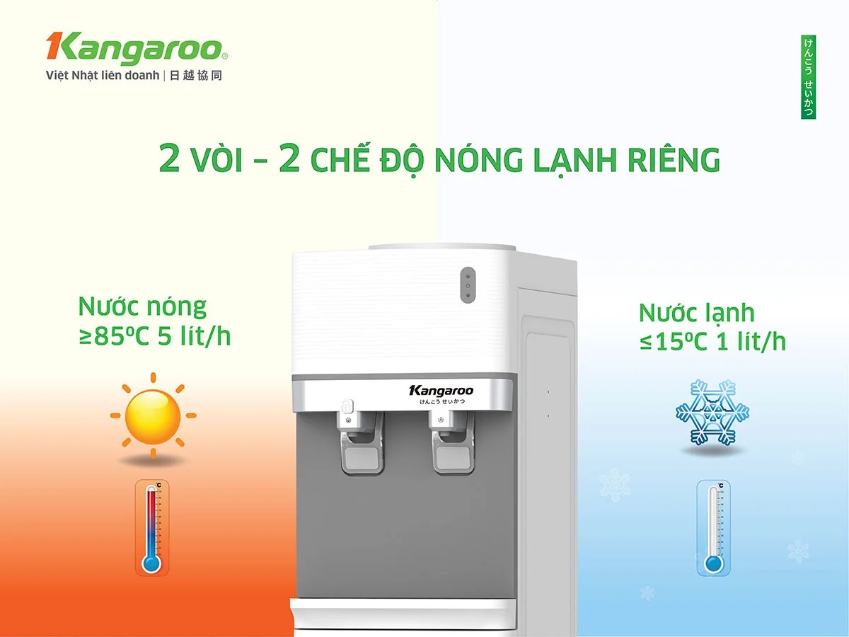 Cây nước nóng lạnh Kangaroo KG35A2
