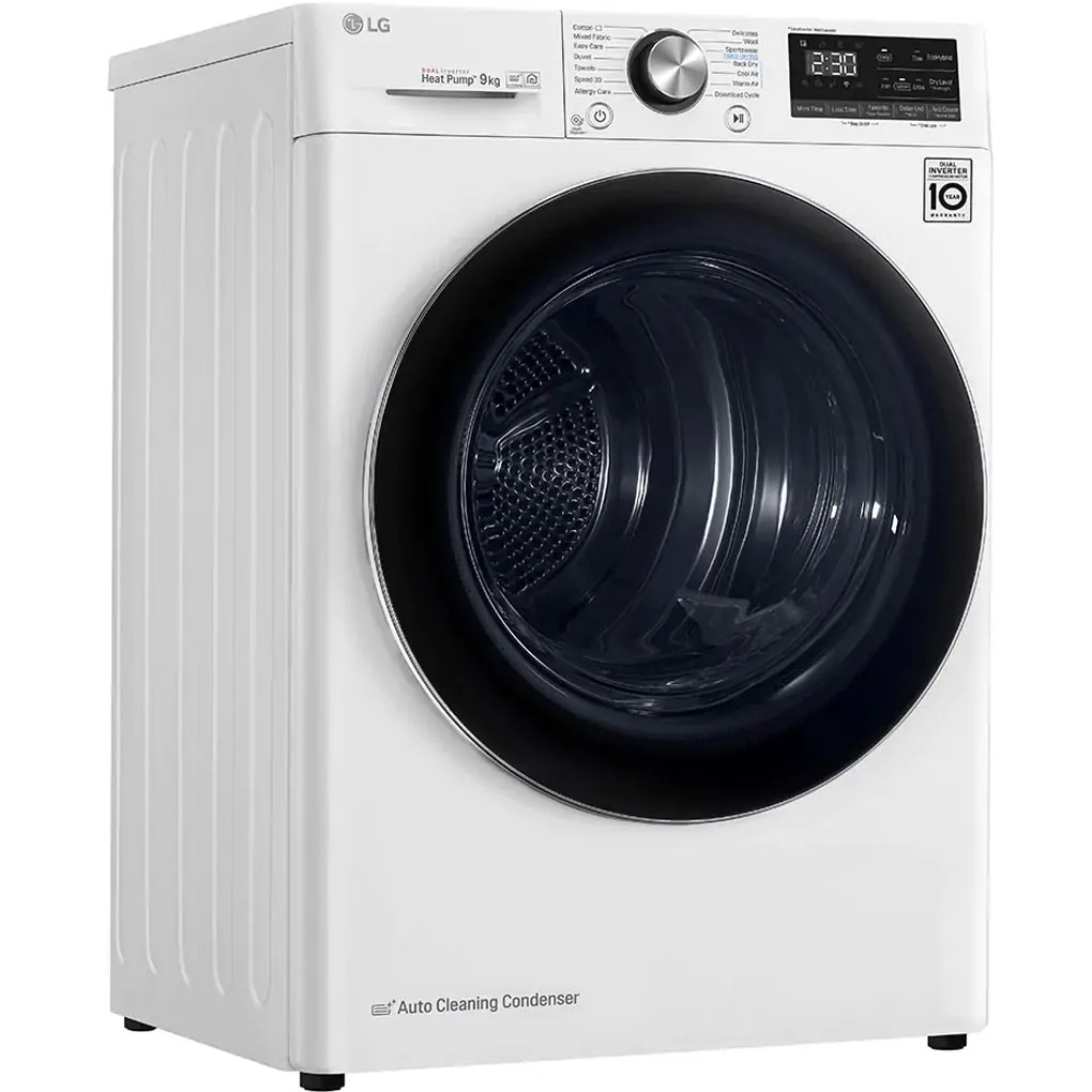 Máy sấy bơm nhiệt LG 9 kg DVHP09W