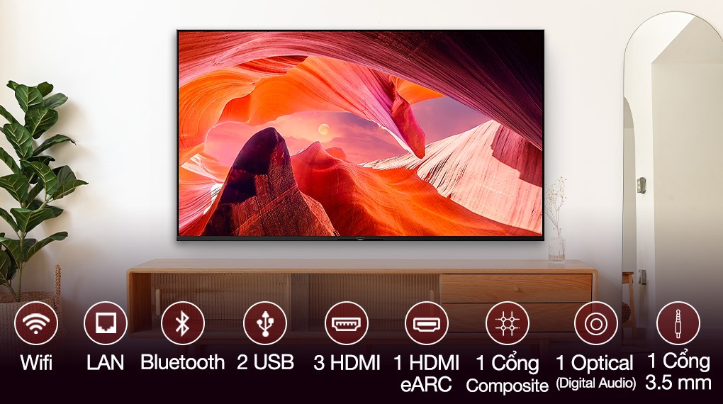 Google Tivi Sony 4K 65 inch KD-65X80L