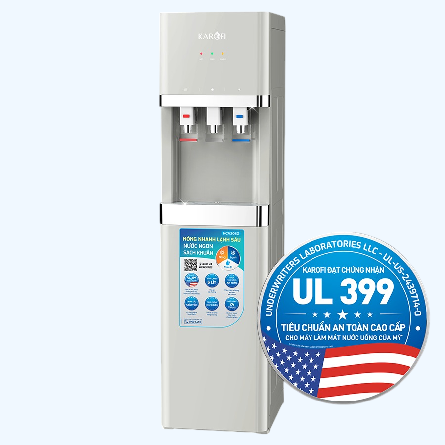 Cây nước nóng lạnh nguội Karofi HCV208G