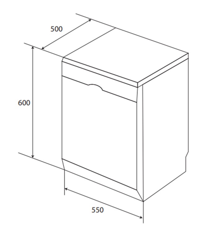 Máy rửa bát KAFF KF - SW800