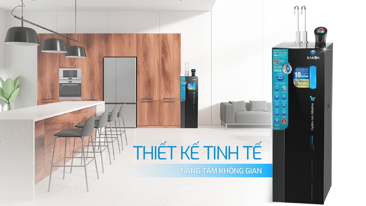 Máy lọc nước  Karofi nóng lạnh Hydro-ion kiềm KAE-S86