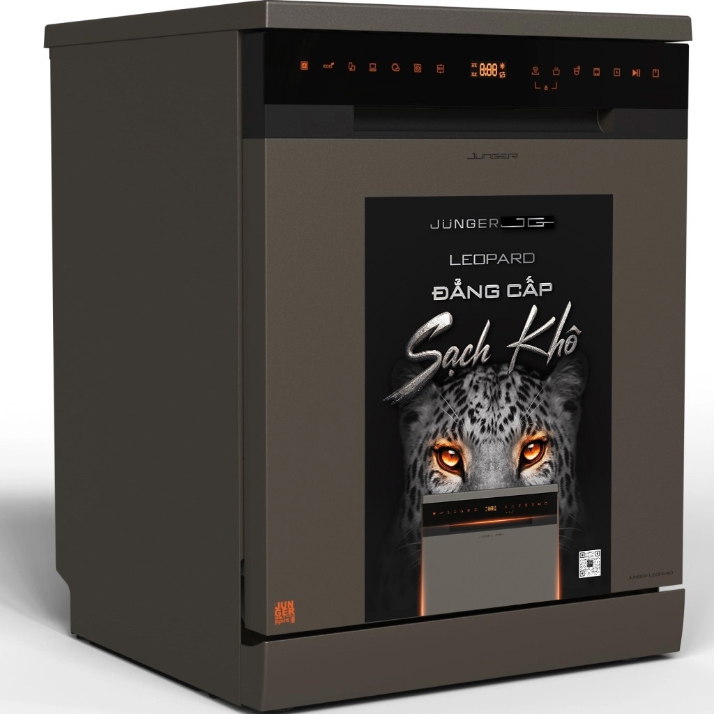 Máy rửa bát Junger 15 bộ LEOPARD DWJ-163-MS