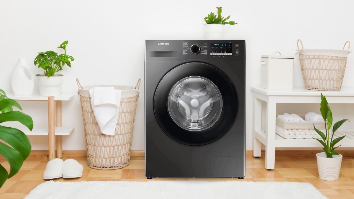 Máy Giặt Samsung cửa trước 9.5kg Inverter WW95TA046AX SV