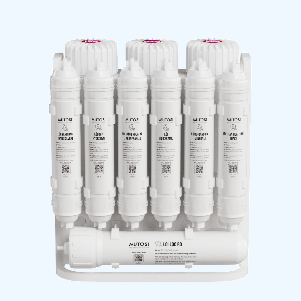 Máy lọc nước để gầm 10 lõi Mutosi MP-U66