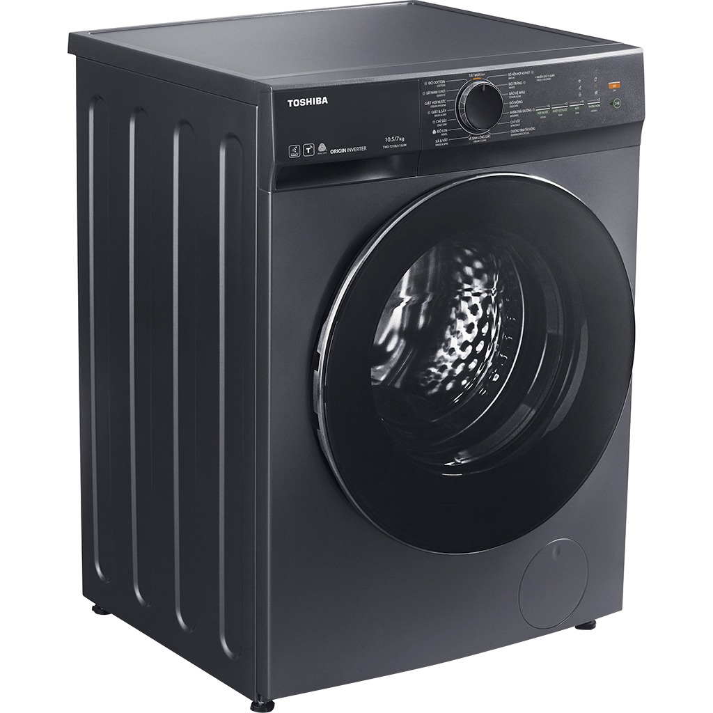 Máy giặt sấy Toshiba Inverter giặt 10.5 kg - sấy 7 kg TWD-T21BU115UWV(MG)
