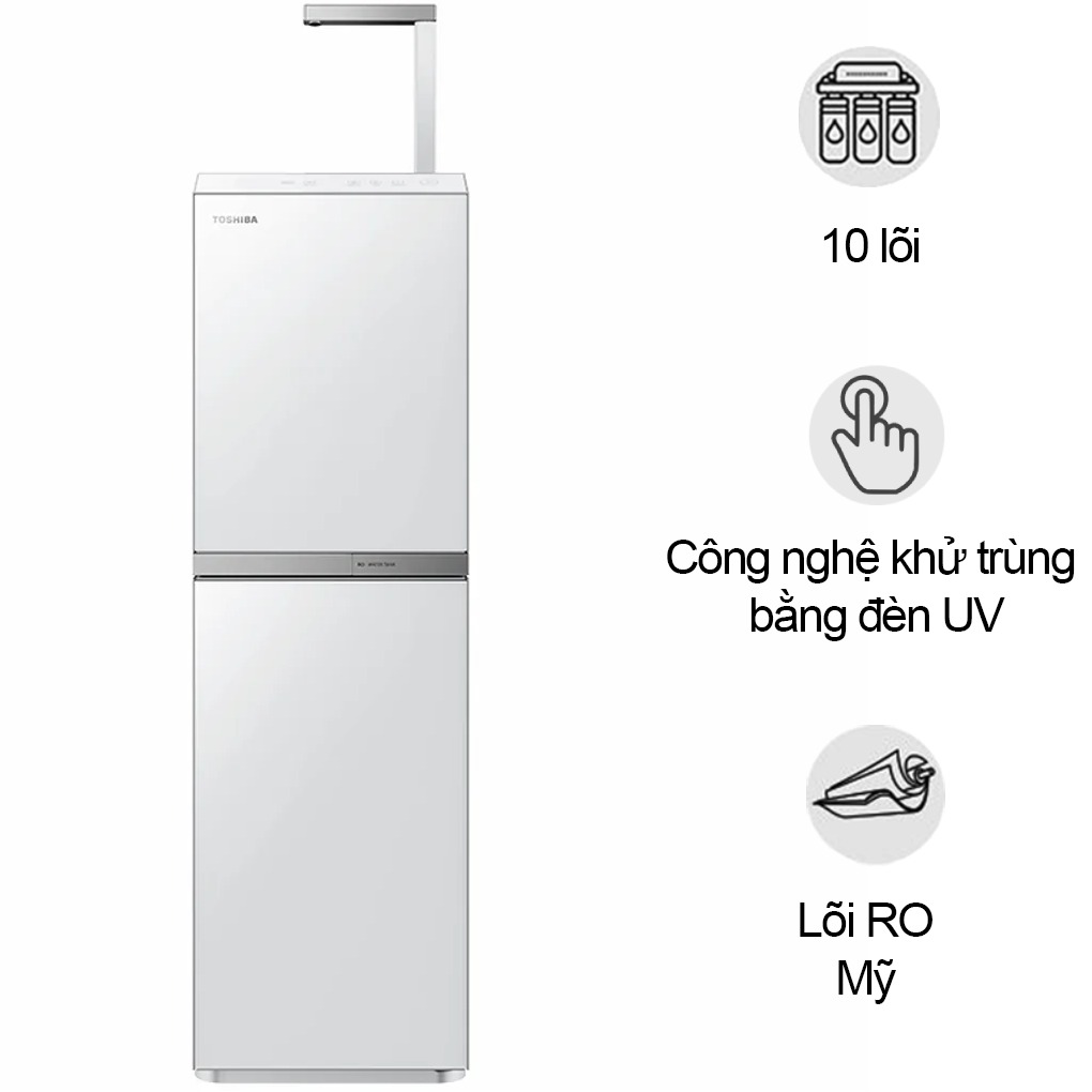 Máy lọc nước RO Hydrogen Toshiba 10 lõi TWP-N2396SVN(W)