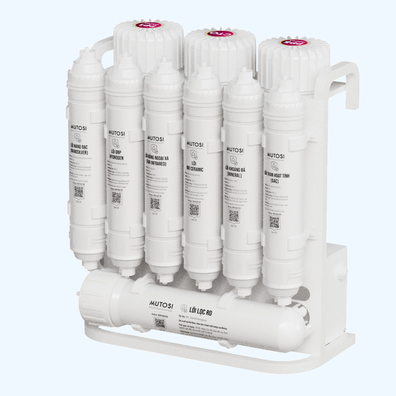 Máy lọc nước để gầm 10 lõi Mutosi MP-U66