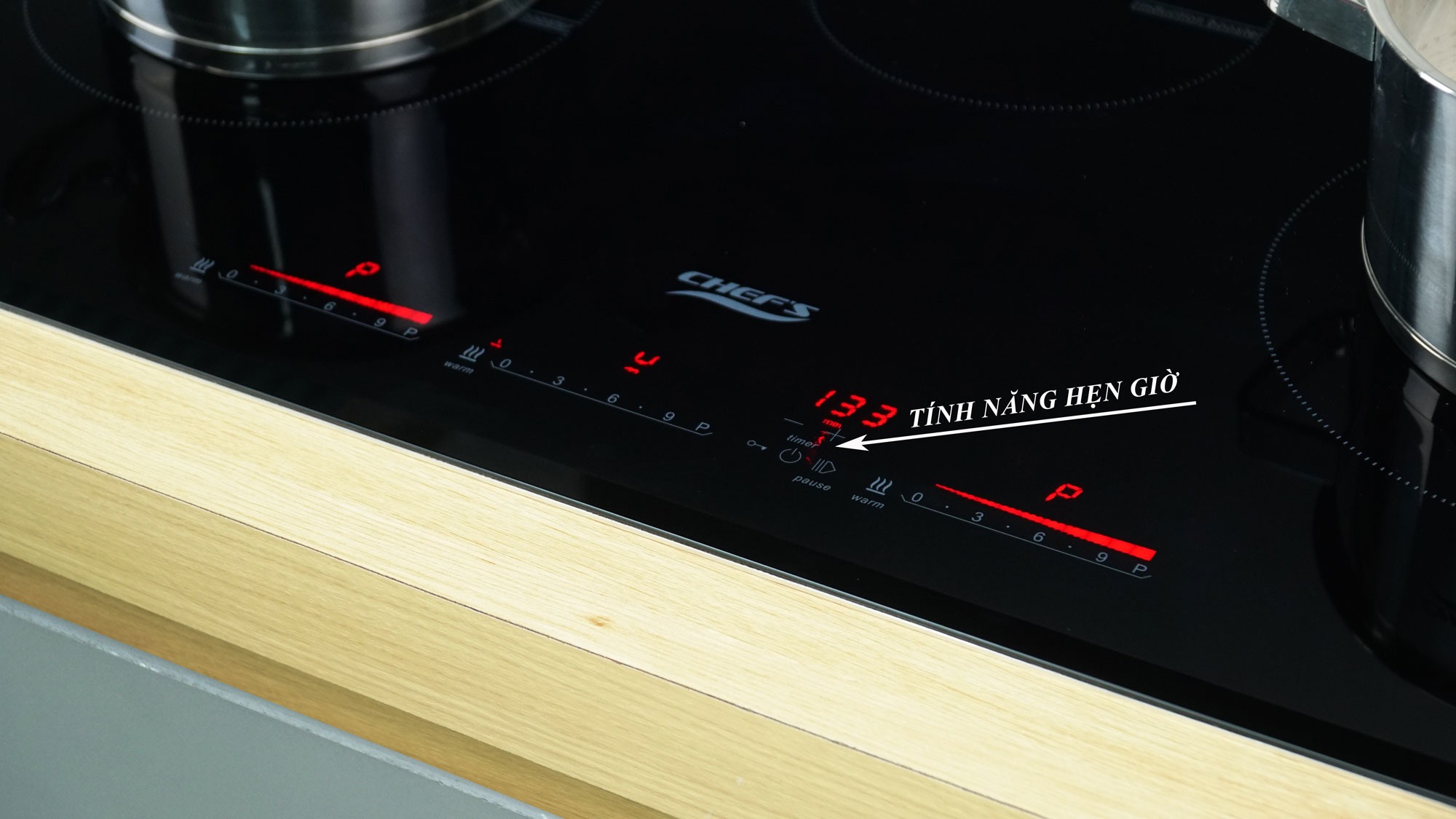 Bếp từ ba Chef's EH-IH536