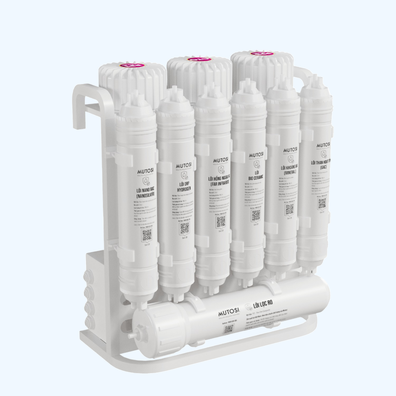 Máy lọc nước để gầm 10 lõi Mutosi MP-U66