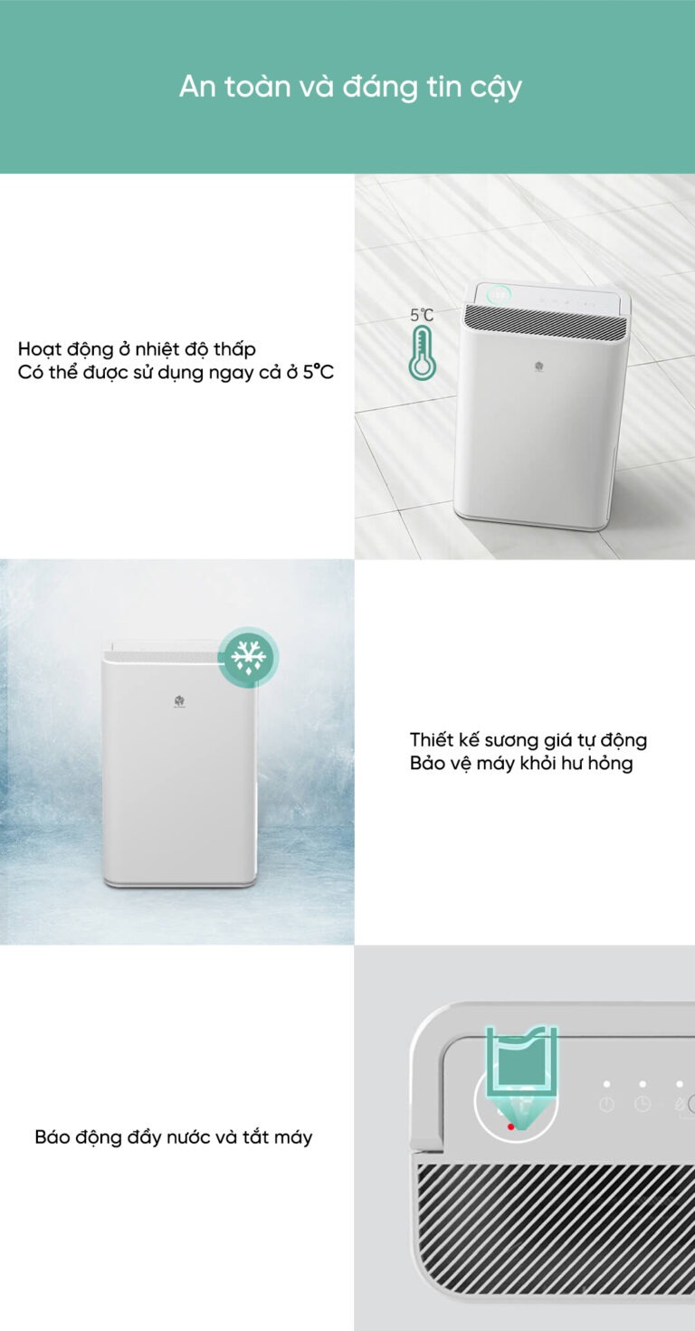 Máy hút ẩm Xiaomi New WideTech 12 lít WDH312ENW1