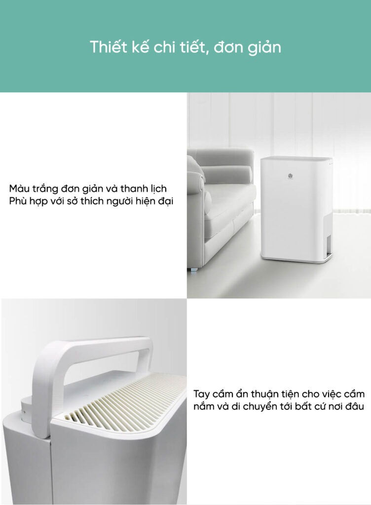 Máy hút ẩm Xiaomi New WideTech 12 lít WDH312ENW1