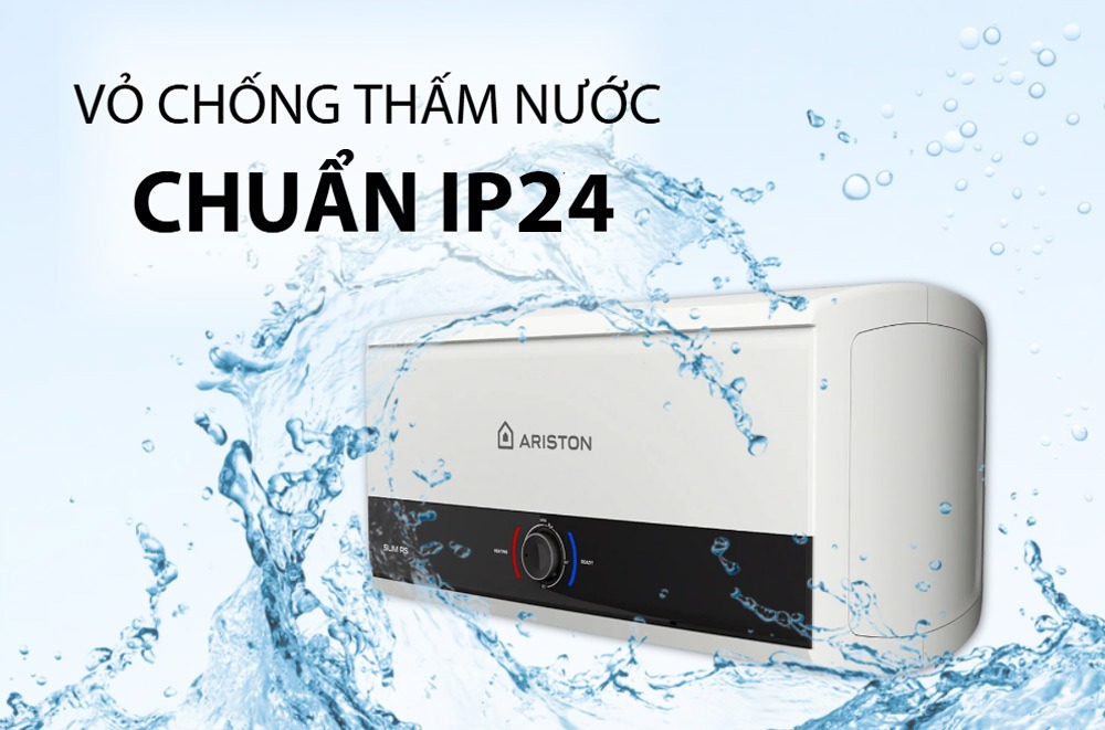 Bình nóng lạnh Ariston 15 lít SLIM3 15RS (mới 2025)