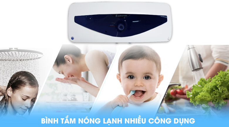 Bình nóng lạnh Ariston ngang 20 lít BLU 20 SL