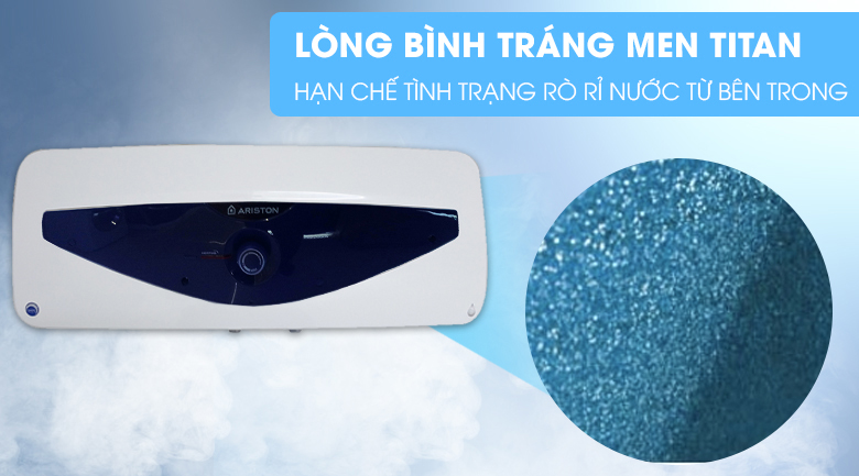 Bình nóng lạnh Ariston ngang 20 lít BLU 20 SL