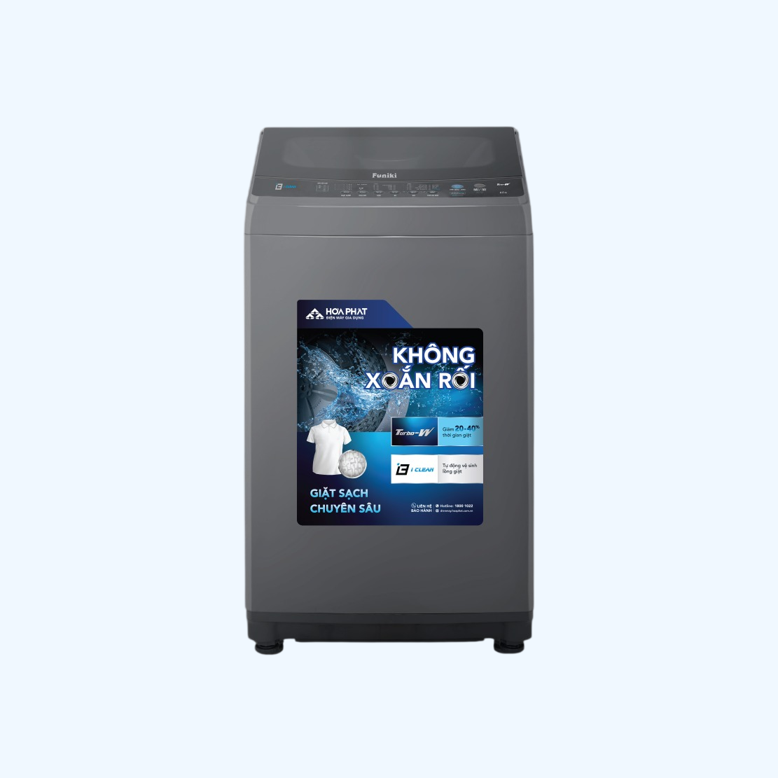 Máy giặt cửa trên Funiki HWM T695ABG 9.5 kg