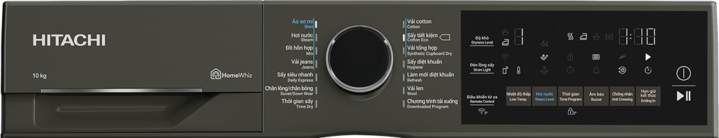 Máy sấy bơm nhiệt Hitachi 10 kg TD-100XFVEM