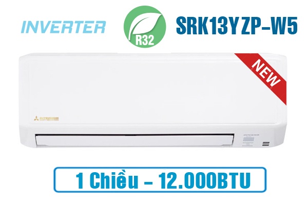 Điều Hòa Mitsubishi Heavy 12000 Btu 1 Chiều Inverter SRK/SRC13YZP-W5
