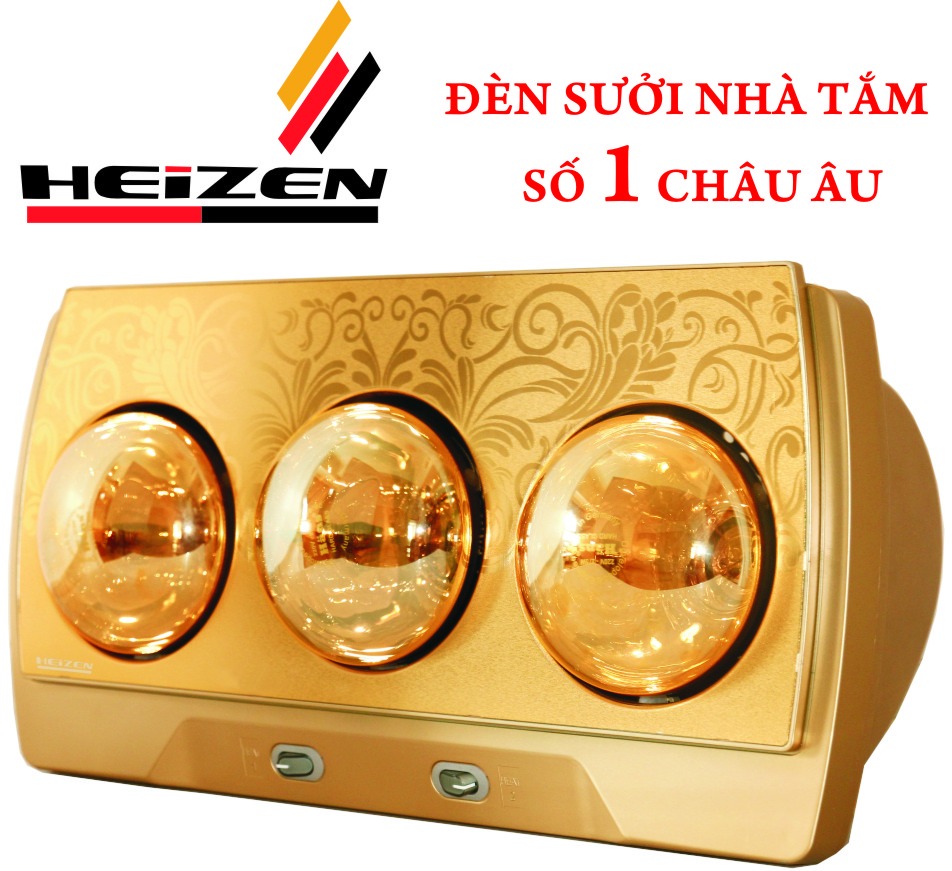 Đèn sưởi nhà tắm Heizen 3 bóng HE-3B