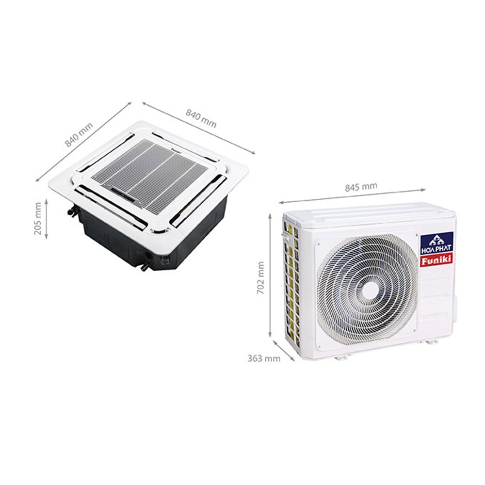 Điều hòa Âm trần casset Funiki 36000 BTU 2 chiều CH36MMC1