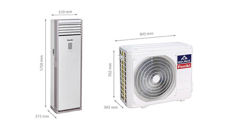 Điều Hòa Cây đặt sàn Funiki 27000 BTU 1 Chiều FC27MMC1
