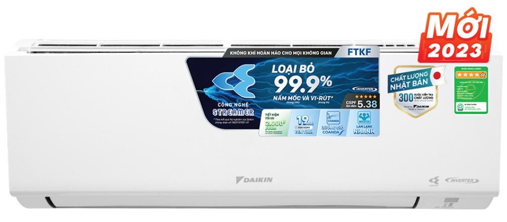 Điều hòa Daikin 18000 BTU 1 chiều Inverter FTKF50XVMV (2023)