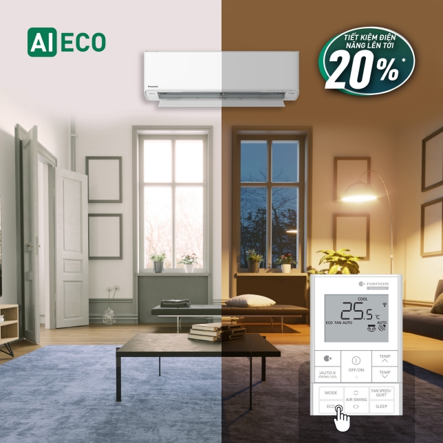 Điều hòa Panasonic 1HP-8700BTU 1 chiều Inverter cao cấp CS-U9ZKH-8