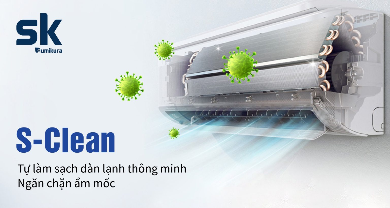 Điều hòa Sumikura 18000BTU 2 chiều APS/APO-H180 Morandi