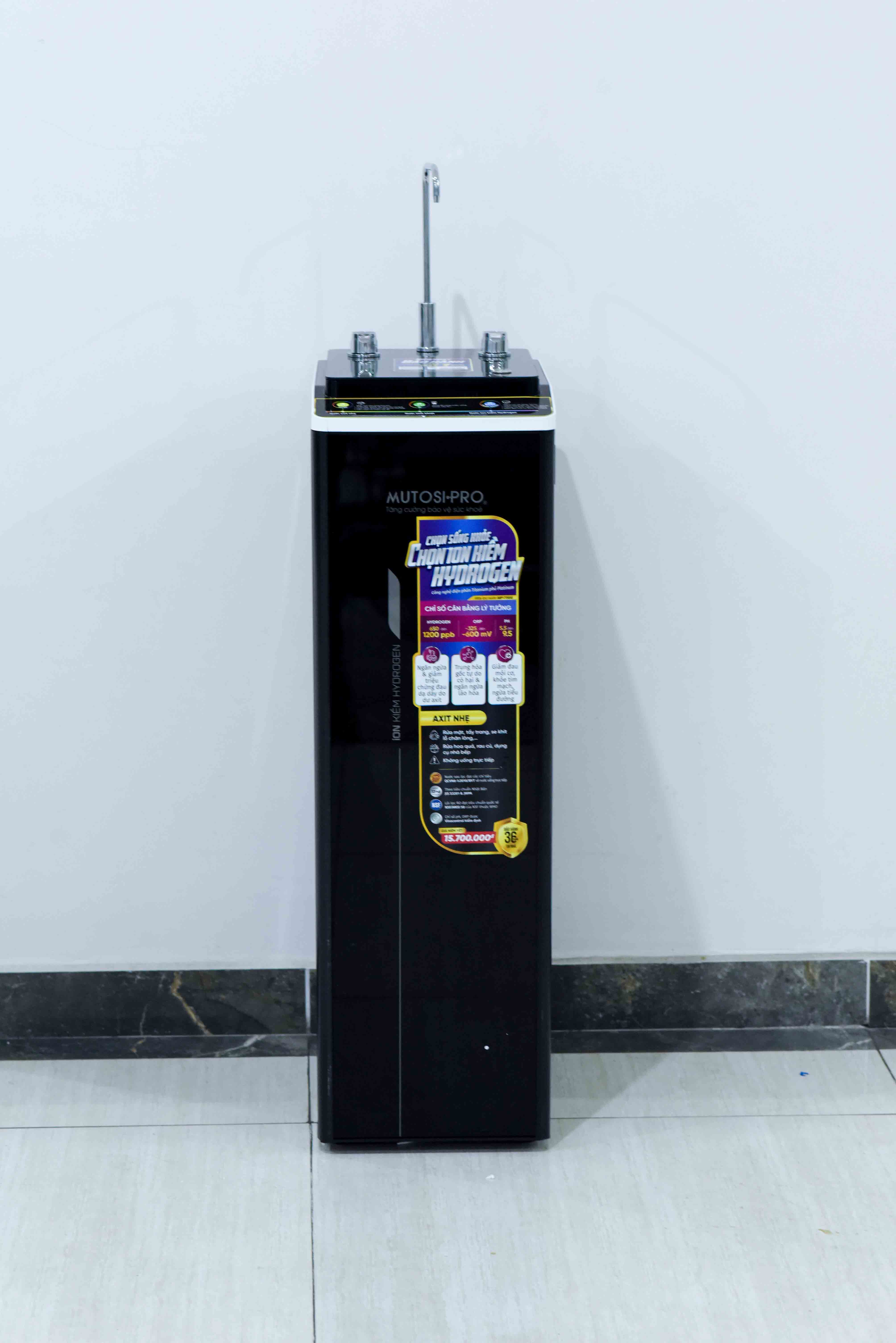 Máy lọc nước điện giải ion kiềm hydrogen Mutosi MP-T666