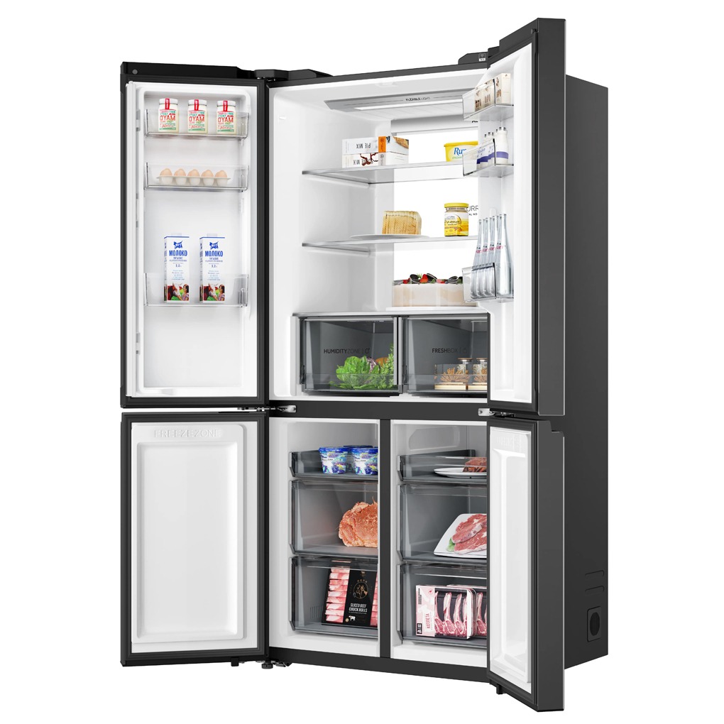 Tủ lạnh Aqua Inverter 660 lít Multi Door AQR-M727XA(GS)U1