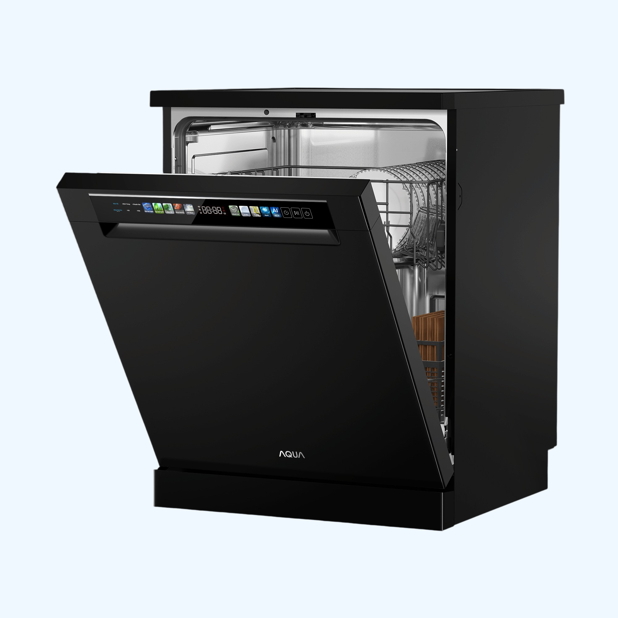 Máy rửa bát độc lập Aqua ADWA15-686BK2VN