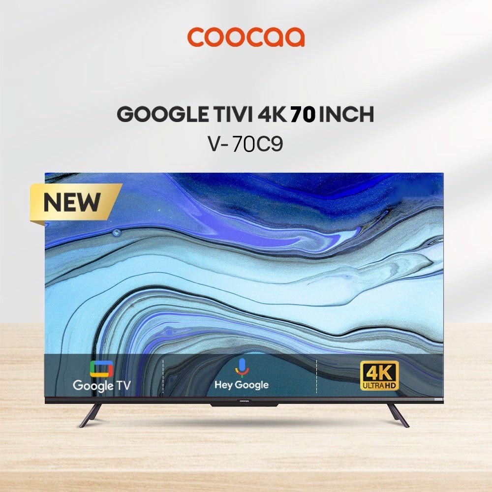 Google Tivi Coocaa 4K 70 inch 70C9