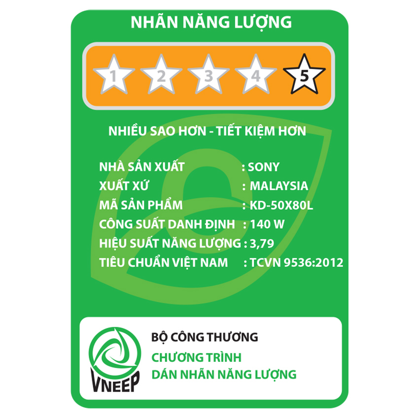 Google Tivi Sony 4K 50 inch KD-50X80L