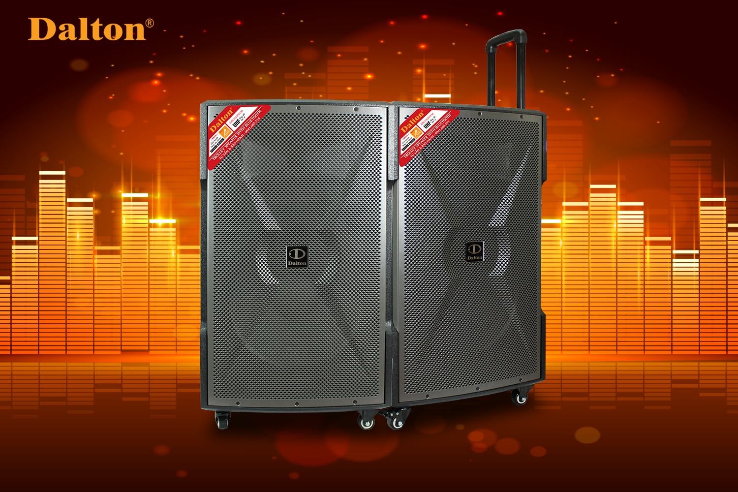 Loa kéo di động karaoke Dalton TS-15G700X - Công suất 700W