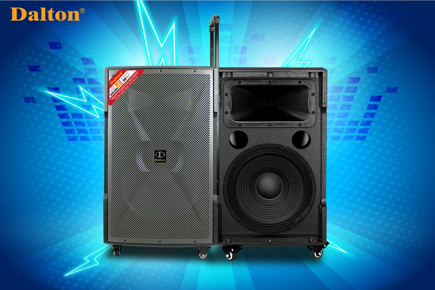 Loa kéo di động karaoke Dalton TS-15G700X - Công suất 700W