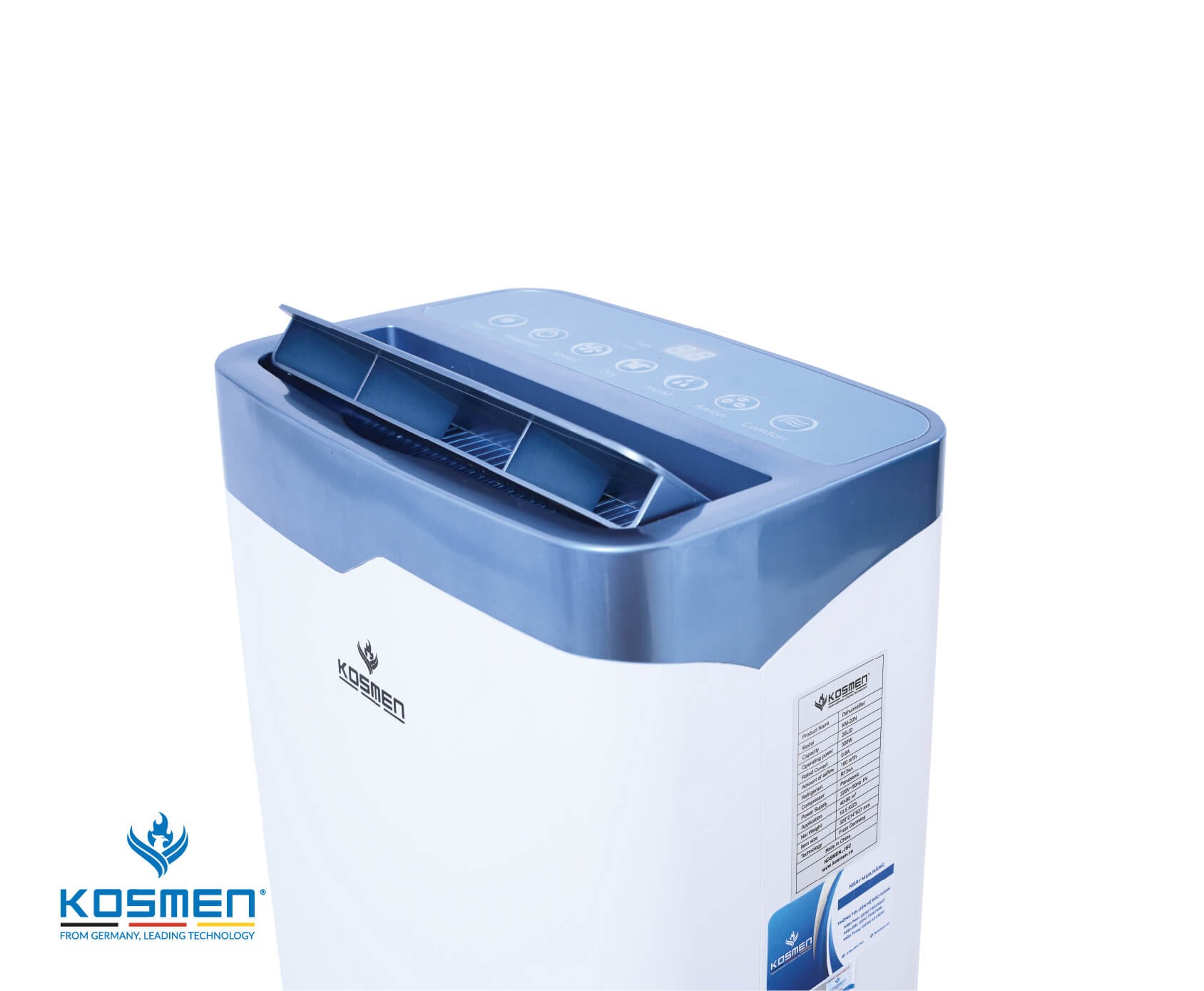 Máy hút ẩm Kosmen KM-20N  (20 lít/ ngày)