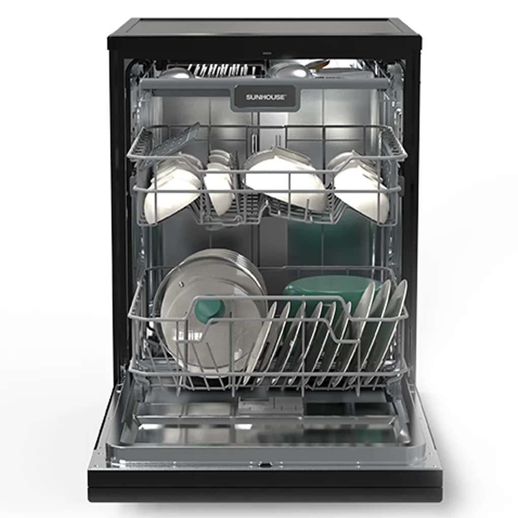 Máy Rửa Bát độc lập Sunhouse 15 bộ SHB8014SMB