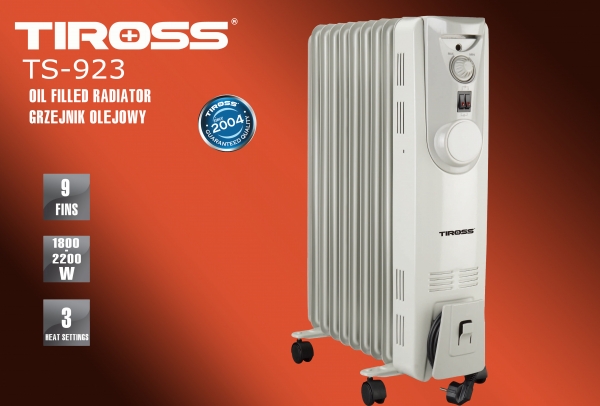 Máy sưởi dầu Tiross 9 thanh TS923