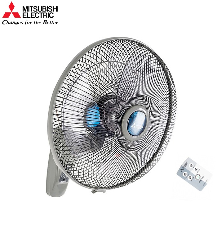 Quạt treo tường Mitsubishi W16-RA CY-GY (màu xám đậm/xám nhạt)