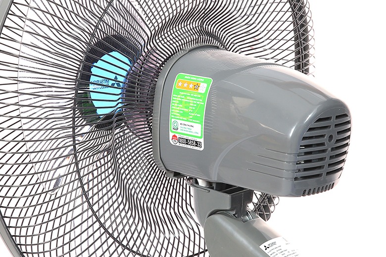 Quạt treo tường Mitsubishi W16-RA CY-GY (màu xám đậm/xám nhạt)