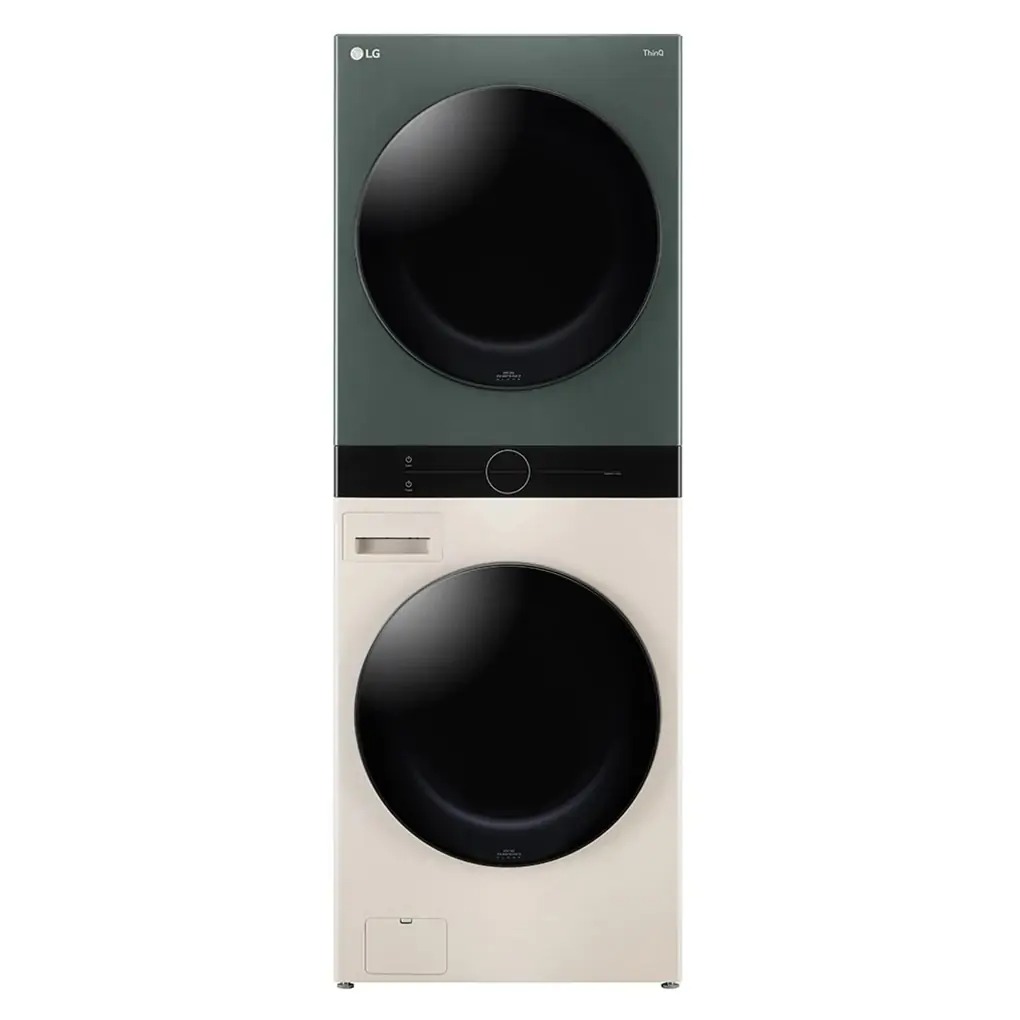 Tháp máy giặt sấy LG WashTower Inverter giặt 21 kg - sấy 16 kg WT2116SHEG