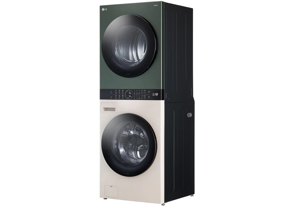 Tháp máy giặt sấy LG WashTower Inverter giặt 21 kg - sấy 16 kg WT2116SHEG