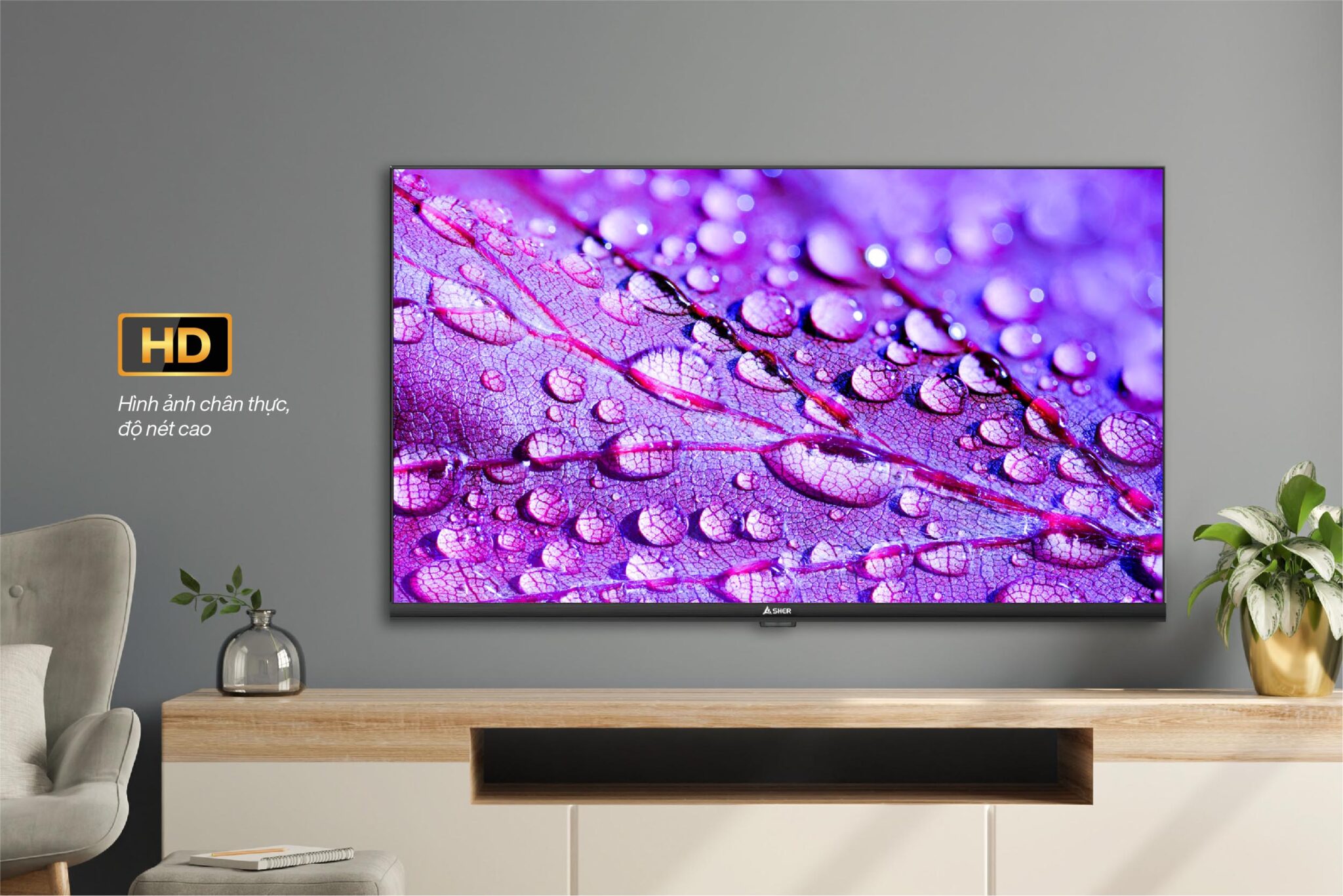 Smart Tivi Asher HD 32 inch A-32GH6600