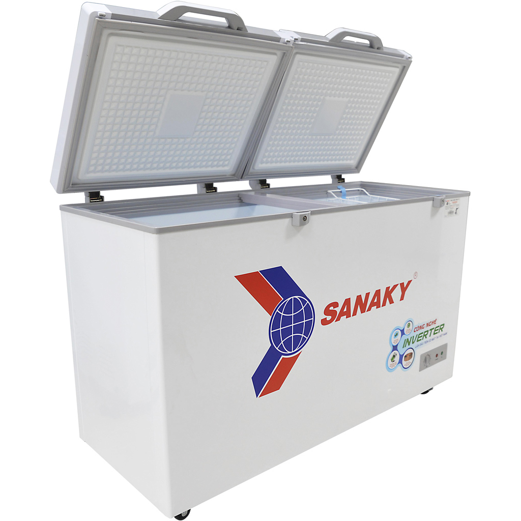 Tủ đông mặt kính cường lực Sanaky Inverter 660 lít dàn đồng VH-6699HY4K