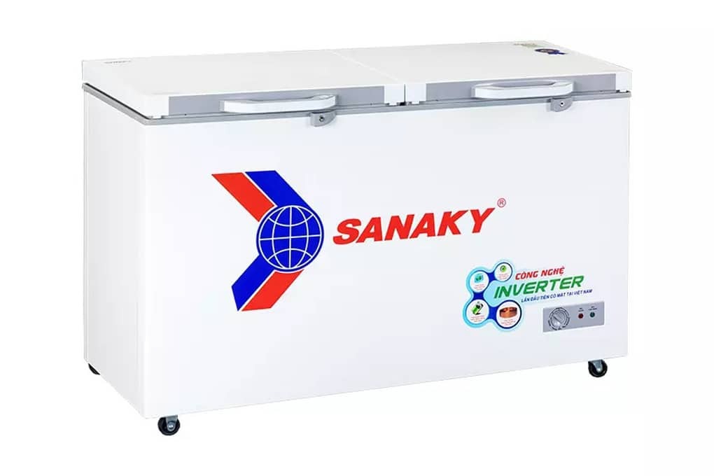 Tủ đông mặt kính cường lực Sanaky Inverter 761 lít dàn đồng VH-8699HY4K