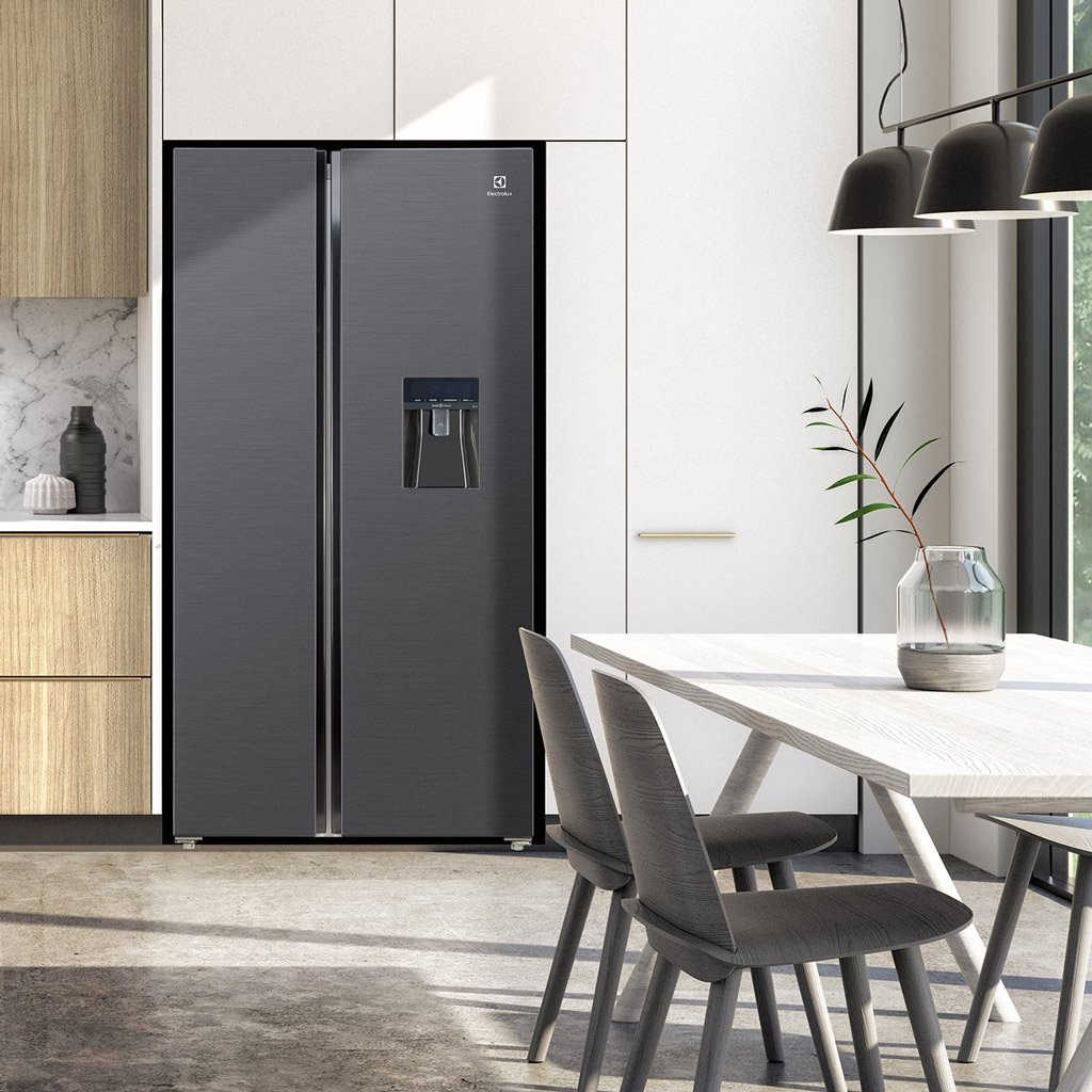 Tủ lạnh Electrolux Inverter 571 lít Side By Side ESE6141A-BVN