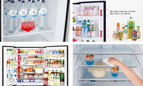 Tủ lạnh Mitsubishi Electric Inverter 635 lít MR-LA78ER-GSL-V