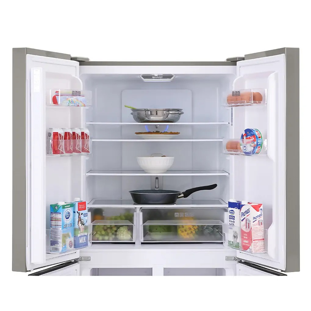 Tủ lạnh Sharp Inverter 401 lít Multi Door SJ-FXP480VG-BK