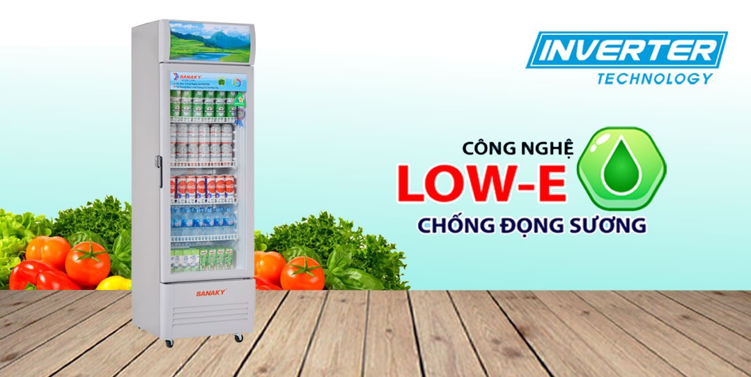 Tủ mát Sanaky 350 lít Inverter VH-358K3L